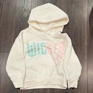 Wicked Kids White Hoodie with Pastel Design
